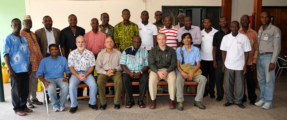 Participants at the Ghana meeting, October 2013